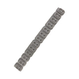 Maxbell Keyboard Conductive Rubber Repair Keypad Key Contact Strip for Piano Gifts 13 keys