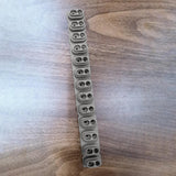 Maxbell Keyboard Conductive Rubber Repair Keypad Key Contact Strip for Piano Gifts 13 keys