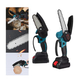 Maxbell Electric Chain Tool Electric Tool Woodworking Tools Handheld for Lawn Garden 4inch