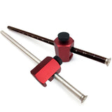 Maxbell Tall Stair Gauges Framing Square Attachment Jigs Red Color for Stair Layout