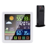 Maxbell Alarm Clock Wireless Weather Station Thermometer Large Display 12H/24H