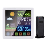 Maxbell Alarm Clock Wireless Weather Station Thermometer Large Display 12H/24H