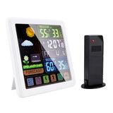Maxbell Alarm Clock Wireless Weather Station Thermometer Large Display 12H/24H