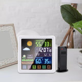Maxbell Alarm Clock Wireless Weather Station Thermometer Large Display 12H/24H