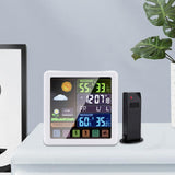 Maxbell Alarm Clock Wireless Weather Station Thermometer Large Display 12H/24H