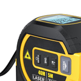 Maxbell Digital Rangefinder Multi Use Measuring Tool for Area Distance Measurement 4000cm Yellow