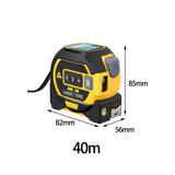 Maxbell Digital Rangefinder Multi Use Measuring Tool for Area Distance Measurement 4000cm Yellow