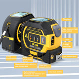 Maxbell Digital Rangefinder Multi Use Measuring Tool for Area Distance Measurement 4000cm Yellow