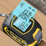 Maxbell Digital Rangefinder Multi Use Measuring Tool for Area Distance Measurement 4000cm Yellow