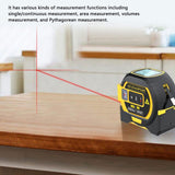 Maxbell Digital Rangefinder Multi Use Measuring Tool for Area Distance Measurement 4000cm Yellow