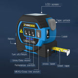 Maxbell Digital Rangefinder Multi Use Measuring Tool for Area Distance Measurement 60m Blue