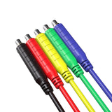 Maxbell 6Pcs Assorted Test Wires Test Leads 20AWG for Circuit Connection