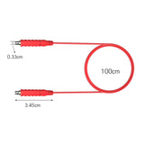 Maxbell 6Pcs Assorted Test Wires Test Leads 20AWG for Circuit Connection