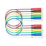 Maxbell 6Pcs Assorted Test Wires Test Leads 20AWG for Circuit Connection