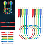 Maxbell 6Pcs Assorted Test Wires Test Leads 20AWG for Circuit Connection