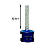 Maxbell Professional Milling Cutter Basin Drill Accessory for Drilling Ceramic 8mm