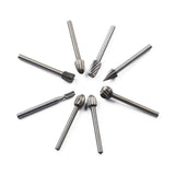 Maxbell 20Pcs Rotary Drill Set, Rasp Drill for Carving Steel and Wood Working DIY silvercoloured