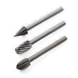 Maxbell 20Pcs Rotary Drill Set, Rasp Drill for Carving Steel and Wood Working DIY silvercoloured