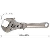 Maxbell Rotatable Adjustable Wrench Spanner Flexible Head Wrench 24mm Max Jaw Opening