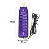 Maxbell Electronic Fence Tester Wide Voltage Measurement Range Useful for Hook Wires
