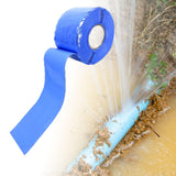 Maxbell Heavy Duty Hose Repair Tape for Water Leaks Wire Insulation Waterproof Blue