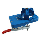 Maxbell Portable Open Hole Position Tool Punch Locator Hole Puncher for Carpentry Blue