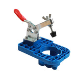 Maxbell Portable Open Hole Position Tool Punch Locator Hole Puncher for Carpentry Blue