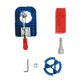 Maxbell Portable Open Hole Position Tool Punch Locator Hole Puncher for Carpentry Blue