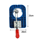 Maxbell Portable Open Hole Position Tool Punch Locator Hole Puncher for Carpentry Blue