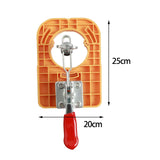 Maxbell Portable Open Hole Position Tool Punch Locator Hole Puncher for Carpentry Yellow