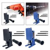 Maxbell Portable Jig Saw Electric Drill Tool Attachment for Woodworking Household Black
