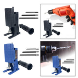 Maxbell Portable Jig Saw Electric Drill Tool Attachment for Woodworking Household Black