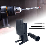 Maxbell Portable Jig Saw Electric Drill Tool Attachment for Woodworking Household Black