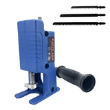 Maxbell Portable Jig Saw Electric Drill Tool Attachment for Woodworking Household Blue