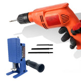 Maxbell Portable Jig Saw Electric Drill Tool Attachment for Woodworking Household Blue