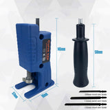Maxbell Portable Jig Saw Electric Drill Tool Attachment for Woodworking Household Blue