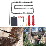 Maxbell Lightweight Emergency Saw Pocket Wire Saw for Outdoor Emergency Wood Cutting