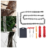 Maxbell Lightweight Emergency Saw Pocket Wire Saw for Outdoor Emergency Wood Cutting