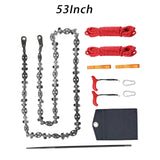 Maxbell Lightweight Emergency Saw Pocket Wire Saw for Outdoor Emergency Wood Cutting