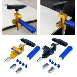 Maxbell Manual Glass Cutter Cutting Machine Hand Tools for Home DIY Thick Glass Aureate