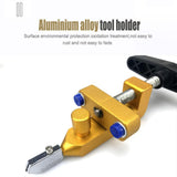 Maxbell Manual Glass Cutter Cutting Machine Hand Tools for Home DIY Thick Glass Aureate