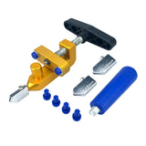Maxbell Manual Glass Cutter Cutting Machine Hand Tools for Home DIY Thick Glass Aureate