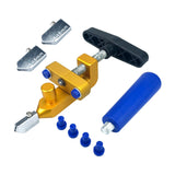 Maxbell Manual Glass Cutter Cutting Machine Hand Tools for Home DIY Thick Glass Aureate
