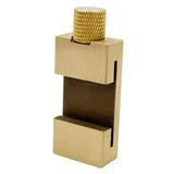 Maxbell Brass Ruler Positioning Block DIY Line Scriber Block Measuring Tools