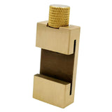 Maxbell Brass Ruler Positioning Block DIY Line Scriber Block Measuring Tools