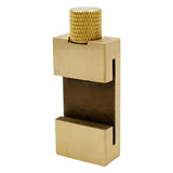 Maxbell Brass Ruler Positioning Block DIY Line Scriber Block Measuring Tools