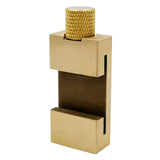 Maxbell Brass Ruler Positioning Block DIY Line Scriber Block Measuring Tools