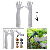Maxbell Cut Resistant Gloves Wear Resistant Arm Protection Sleeves for Yard Camping Medium