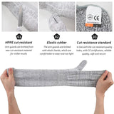 Maxbell Cut Resistant Gloves Wear Resistant Arm Protection Sleeves for Yard Camping Medium