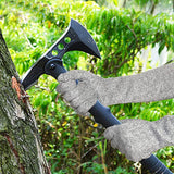Maxbell Cut Resistant Gloves Wear Resistant Arm Protection Sleeves for Yard Camping XL